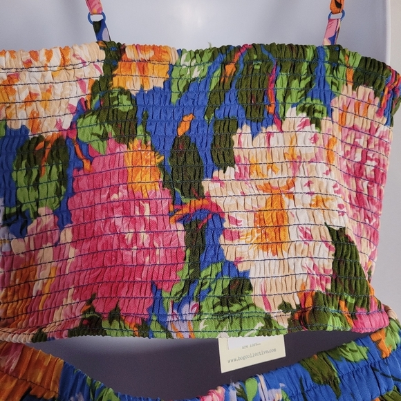 B.O.G. Lottie & Holly Summer Vacation Floral 2 Piece Tank & Skort Size Small - Picture 6 of 13